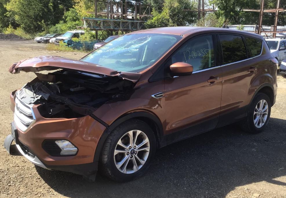 Rétroviseur extérieur gauche d'origine d'occasion, compatible avec Ford Escape 2017-2019 GJ5Z17683BA (Disponible en orange, blanc, gris)