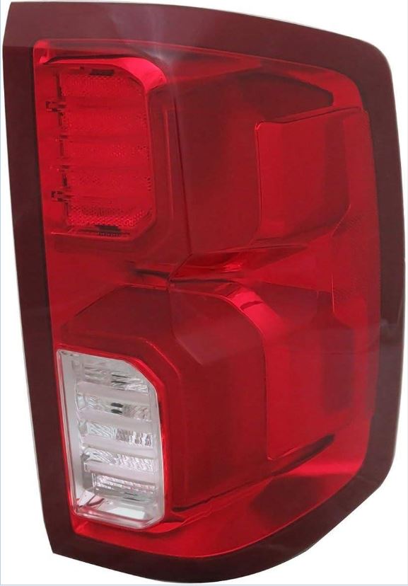Feu arrière droit neuf avec LED pour Chevrolet Silverado 1500 Pickup 2016-2018 GM23416378