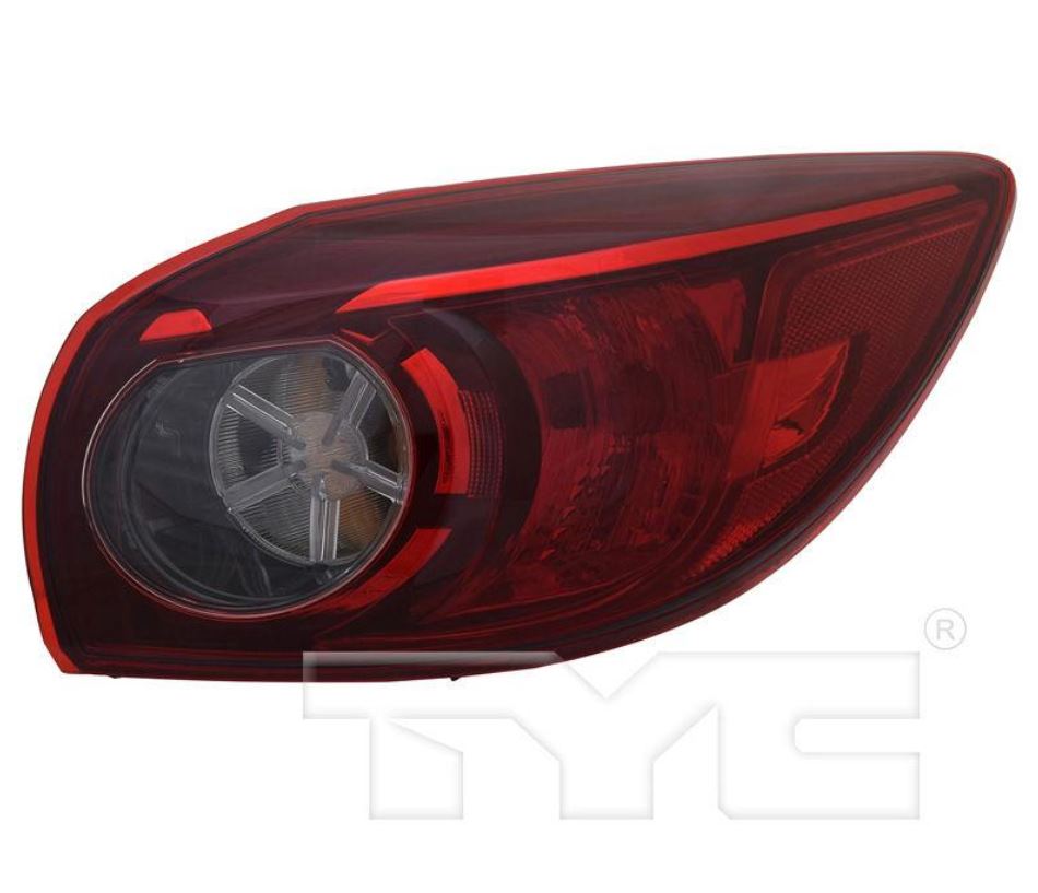 Feu arrière droit neuf compatible avec Mazda 3 Hatchback 2014-2018 (références : BHP151150A, BHP151150B, BHP151150C).