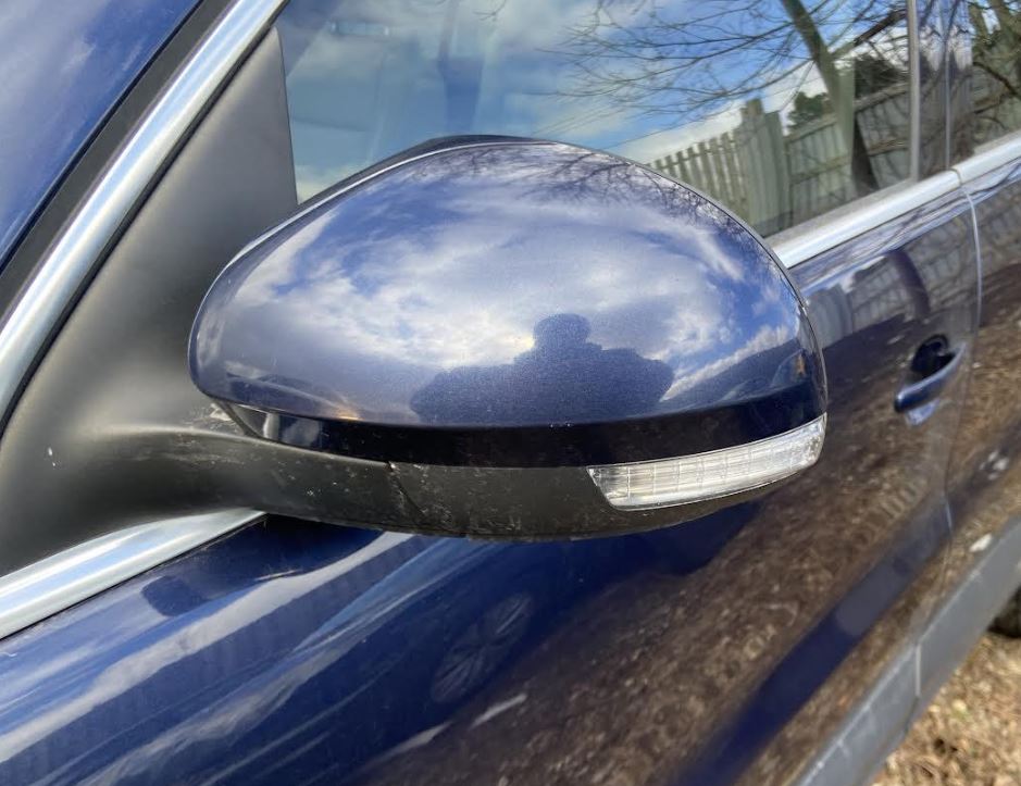 Used OEM LH Driver side Door Mirror Power fits 2009-2017 VW Tiguan 5N1857507R9B9, 5N0857537GRU, 5N0857521A
