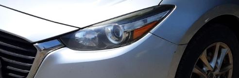 Used OEM LH Driver Side Halogen Headlight fits 2017-2018 Mazda 3 BABF510L0D