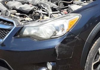 Used OEM LH Driver side Halogen Headlight fits 2012 Subaru Impreza (limited/base/Touring/Premium/Sport), 2013-2014 Impreza, 2013-2015 XV Crosstrek (Chrome Upper Trim) 84001FJ090, 84001FJ091