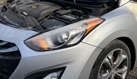 Phare avant gauche d'origine d'occasion, compatible avec Hyundai Elantra Hatchback 2013-2017, référence 92101A5050