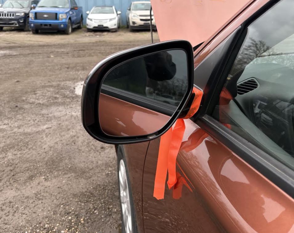 Rétroviseur extérieur gauche d'origine (sans clignotant) d'occasion, compatible avec Mitsubishi Outlander 2014-2020 (référence 7632B375).