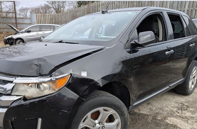 Rétroviseur extérieur gauche d'origine (OEM) d'occasion, sans surveillance d'angle mort ni mémoire, compatible avec Ford Edge 2011-2014 (CT4Z17683BAPTM).