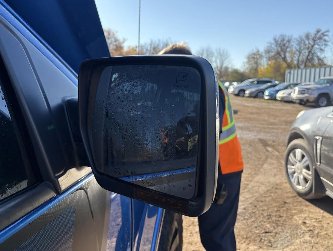 Rétroviseur extérieur droit d'origine (OEM) d'occasion, chauffant et à réglage électrique, compatible avec Ford F150/Raptor (2011-2014) - BL3Z17682FAPTM