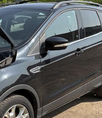 Rétroviseur extérieur gauche d'origine (OEM) d'occasion, sans surveillance d'angle mort, chauffant et avec éclairage de bas de porte, compatible avec Ford Escape 2013-2016.