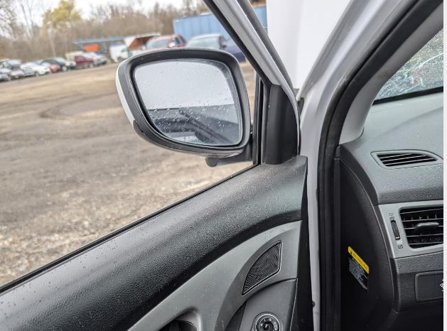 Rétroviseur extérieur gauche d'origine (OEM) d'occasion, fabriqué en Corée, sans clignotant, compatible avec Hyundai Elantra 2014-2016, références 876103X680 et 876103X700.