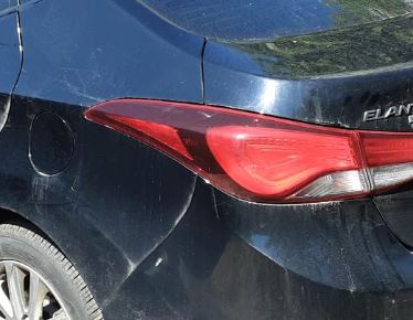 Used OEM LH Driver Side Taillight fits 2014-2015 Hyundai Elantra Coupe 2014-2015 Hyundai Elantra Sedan 924013X230