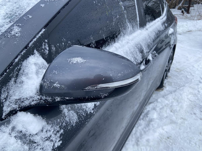 Rétroviseur extérieur gauche d'origine d'occasion, sans mémoire, avec surveillance d'angle mort et clignotant, compatible avec Hyundai Elantra 2017-2018 (références : 87610F3030 et 87610F2290).