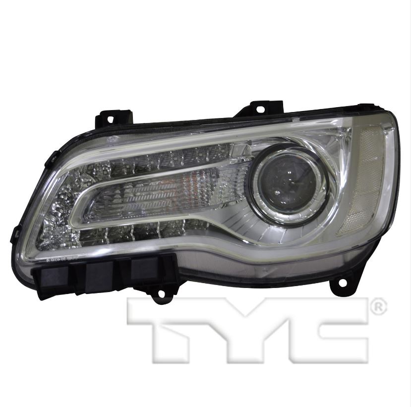 Phare halogène gauche neuf compatible avec Chrysler 300 (2015-2023) 68402947AA 68196277AD