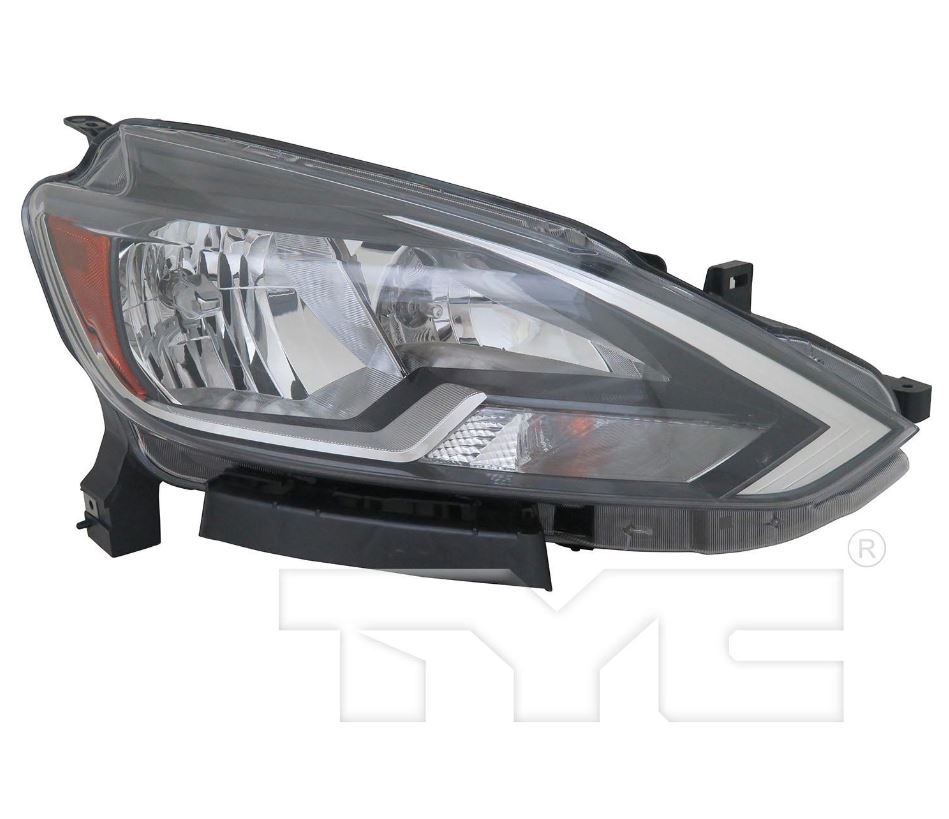 Phare halogène droit neuf pour Nissan Sentra 2016-2019 (référence 260103YU0A)