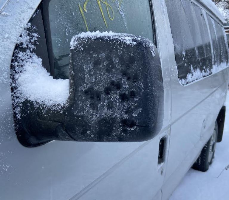 Rétroviseur extérieur OEM d'occasion pour Ford E150/250/350 AC2Z17683AA (2010-2014)