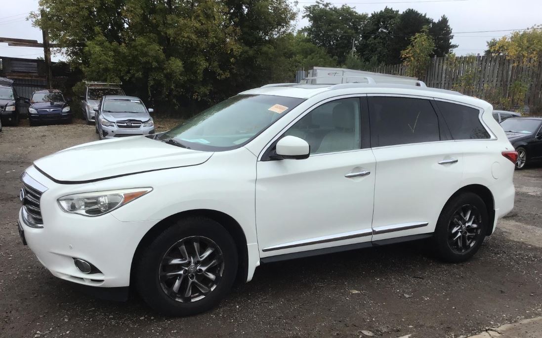 Rétroviseur de porte OEM d'occasion pour Infiniti 963023JA2E et 963743JA0E (2013-2015)