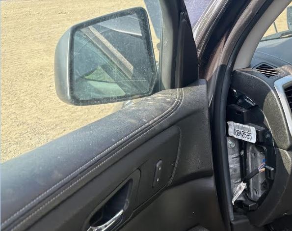 Rétroviseur extérieur gauche d'origine d'occasion, compatible avec GMC Acadia (2009-2017), Traverse (2009-2017) et Outlook (2009-2010).