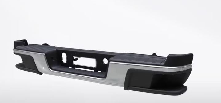 Pare-chocs arrière chromé neuf compatible avec Chevrolet Suburban 2000-2006 et Tahoe 2001-2006 (référence 19121287)