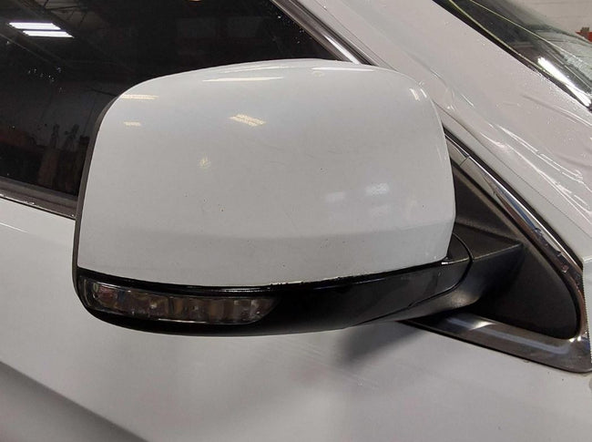 Used OEM RH Passenger side Door Mirror Power w turn signal. w/o blind spot alert fits 2013-2018 Jeep Grand Cherokee 68236923AA