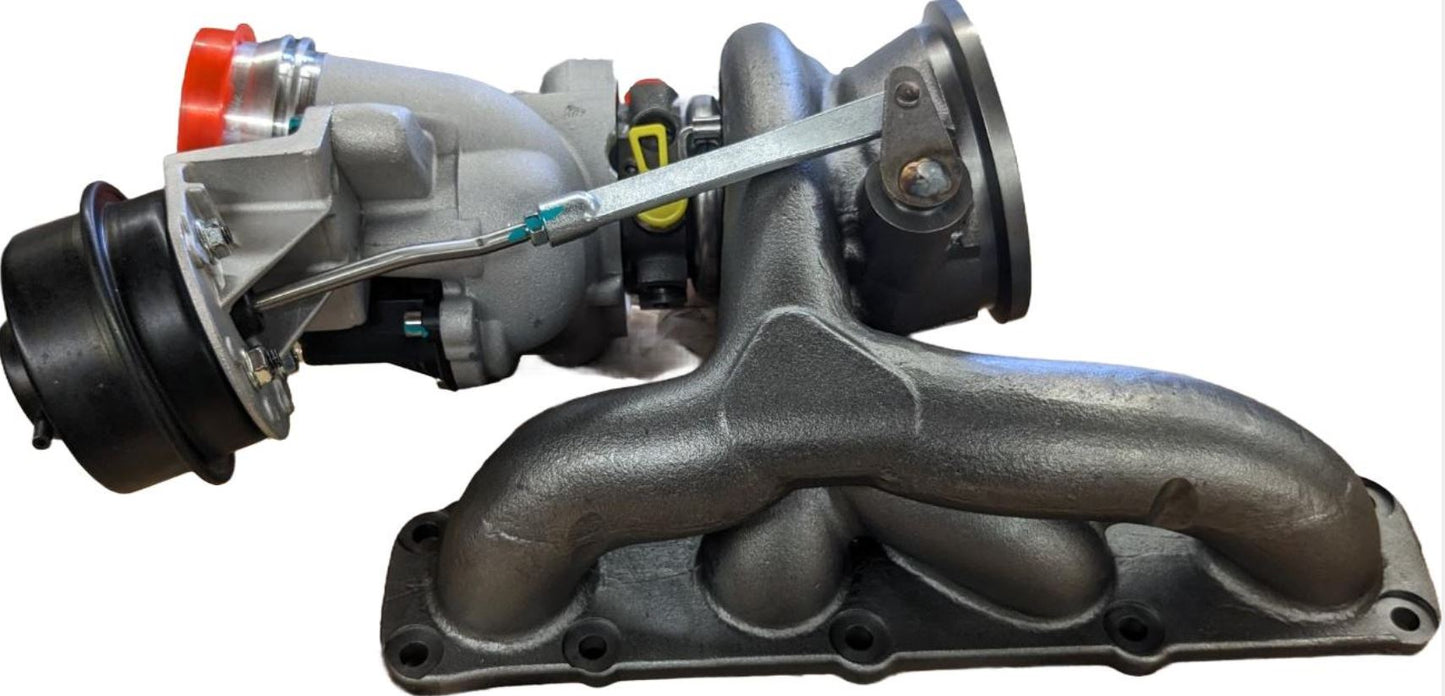 Collecteur d'échappement neuf compatible avec Audi Q3 (2015-2018), VW Tiguan (2015-2016), Jetta GLI (2012-2014), Passat CC (2013-2017) et Beetle (2012-2014). Références : 06J145713KX et 06J145713K.