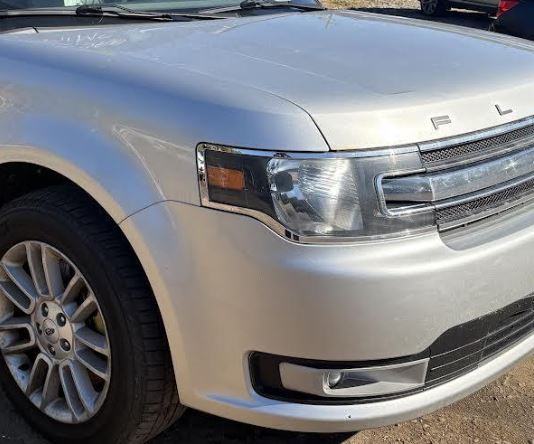 Phare avant droit d'origine d'occasion, compatible avec Ford Flex 2013-2019 (références : DA8Z13008A, DA8313005AA, DA8313005AB, DA8313005AC).
