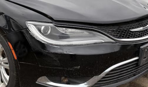 Phare halogène d'origine d'occasion, côté passager droit, compatible avec Chrysler 200 (2015-2017), références : 68145672AE et 68284787AB.