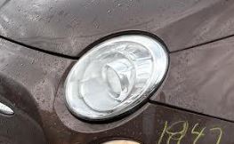 Phare halogène projecteur gauche d'origine d'occasion, compatible avec Fiat 500 (2012-2019), référence 5182429AB.