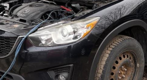 Used OEM LH Driver side Halogen Headlight fits 2013-2016 Mazda CX-5 KJ0151041C