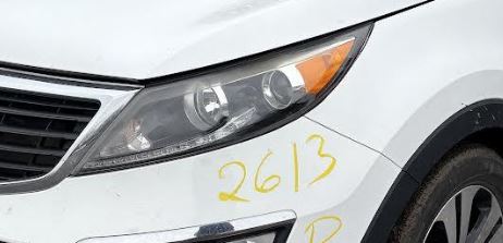 Used OEM LH Driver side Halogen Headlight fits 2013-2016 Kia Sportage 921013W710