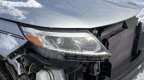 Used OEM RH Halogen w/LED Headlight fits 2014-2015 Kia Sorento 921021U600