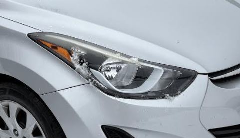 Phare avant droit d'origine d'occasion compatible avec Hyundai Elantra berline 2014-2016 et Hyundai Elantra coupé berline 2014-2015 (référence 921023Y500)