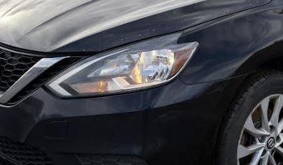 Phare halogène gauche d'origine d'occasion, compatible avec Nissan Sentra 2016-2019 (référence 260603YU0A).