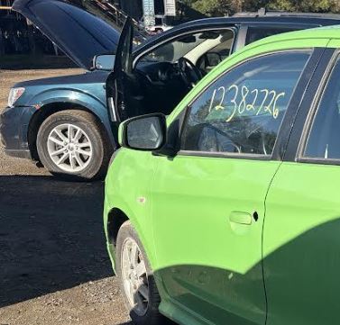 Rétroviseur extérieur gauche d'origine (sans clignotant) d'occasion, compatible avec Mitsubishi Mirage 2014-2024 (références : 7632B279 et 7632B169BA).