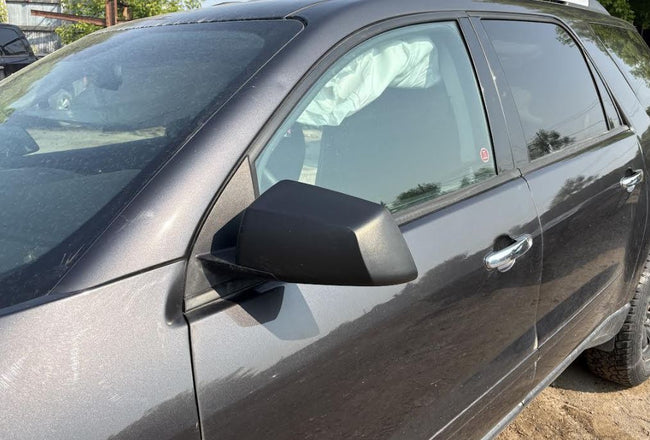 Rétroviseur extérieur gauche d'origine d'occasion, compatible avec GMC Acadia (2009-2017), Traverse (2009-2017) et Outlook (2009-2010).