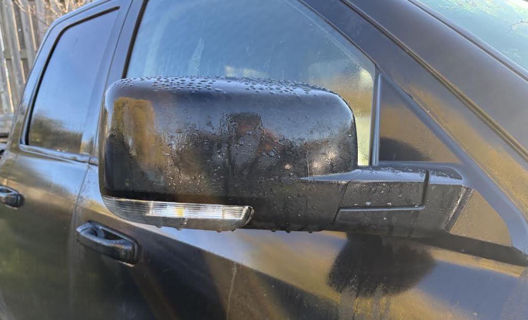 Rétroviseur extérieur droit d'origine d'occasion, compatible avec Dodge 1500 Pickup (2009-2012), références : 1FX361DMAD et 1QL201DMAA