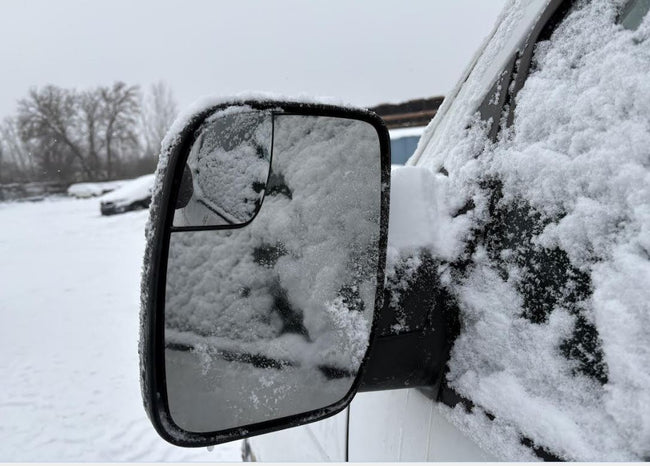 Rétroviseur extérieur gauche d'origine d'occasion, compatible avec Ford E150/E250/E350 (2010-2014), référence AC2Z17683BA