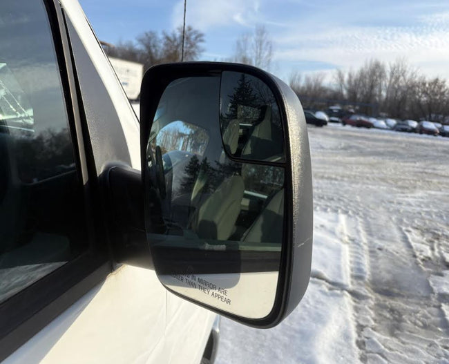 Used OEM RH Passenger Door Mirror fits 2010-2014 Ford E150/E250/E350 Van AC2Z17682BA