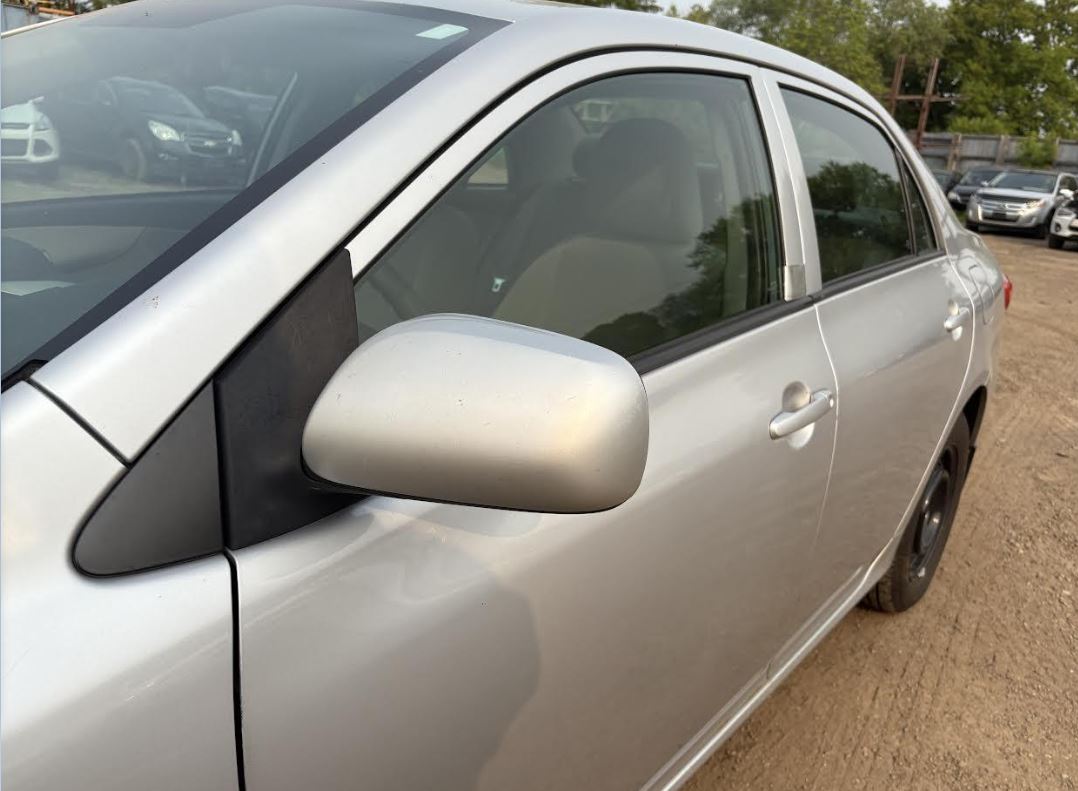 Rétroviseur extérieur gauche d'origine (OEM) d'occasion avec dégivrage, compatible avec Toyota Corolla 2009-2013, références : 8794012D80 et 8790902A81
