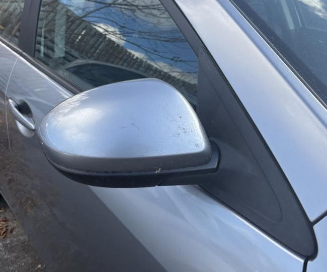 Rétroviseur extérieur droit d'origine (OEM) d'occasion, chauffant, sans clignotant, compatible avec Mazda 3 2010-2011 (sans surveillance d'angle mort), chauffant, sans clignotant, compatible avec Mazda 3 2012-2013