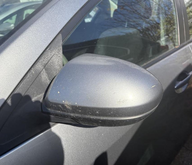Rétroviseur extérieur gauche d'origine (OEM) d'occasion, chauffant, sans clignotant, compatible avec Mazda 3 2010-2011 (sans surveillance d'angle mort), chauffant, sans clignotant, compatible avec Mazda 3 2012-2013