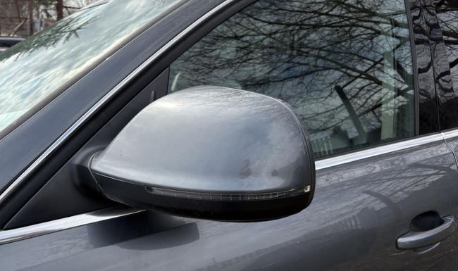 Used OEM LH Driver Door Mirror w/o lighting package, w/o Blind spot, w/memory fits 2009-2014 Audi Q 8R1857409H01C, 8R0857535D, 8R0857527GRU