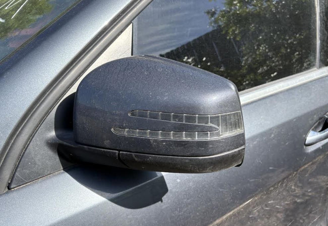 Used OEM LH Driver side Door Mirror Power with blind spot alert fits Mercedes 2013-2016 GL350/550/63/450, 2012-2015 ML63/250/350/400/550