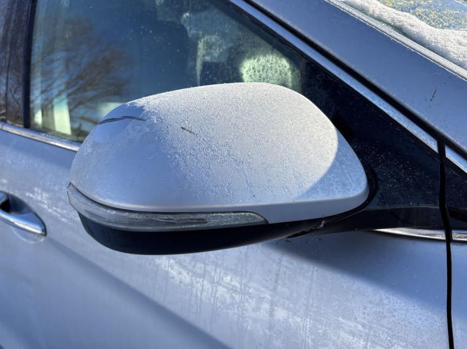 Used OEM RH Passenger Door Mirror w/turn Signal w/o blind spot fits 2013-2016 Hyundai Santa Fe 87620B8018, 87620B8009, 876204Z005, 876204Z005