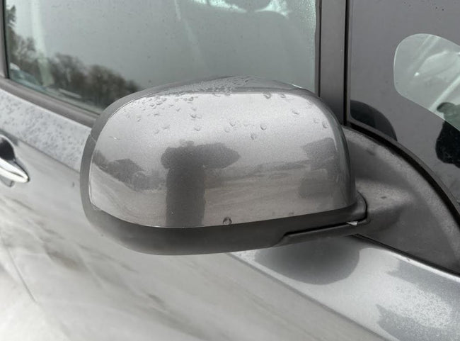 Rétroviseur extérieur droit (côté passager) d'origine d'occasion, sans caméra, compatible avec Nissan Leaf 2013-2017 (références : 963014NC0C et 963731HK5B).