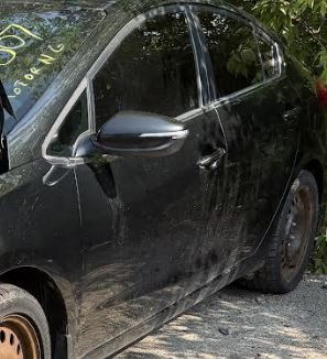 Rétroviseur extérieur gauche d'origine (OEM) d'occasion, rabattable électriquement (sans éclairage de courtoisie), compatible avec Kia Forte 2014-2016, référence 87610A7270