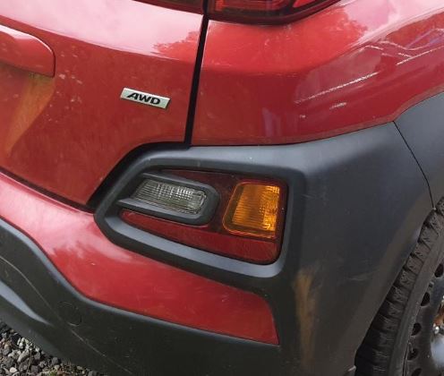 Used OEM RH Passenger Side Bumper mounted Taillight fits 2018-2021 Hyundai Kona 92406J9000