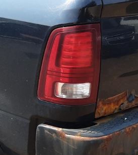 Used OEM Driver Side Tail light fits Dodge 1500/2500/3500 68093081AC (See chart below for features)