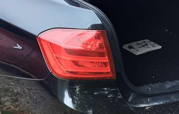 Used OEM LH Driver Side Taillight fits 2012-2015 BMW 320i/328i/335i, 2015 BMW M3 Sedan 63217313039