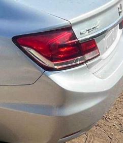 Feu arrière gauche d'occasion pour Honda Civic 33550TR0A51 (2012-2015)