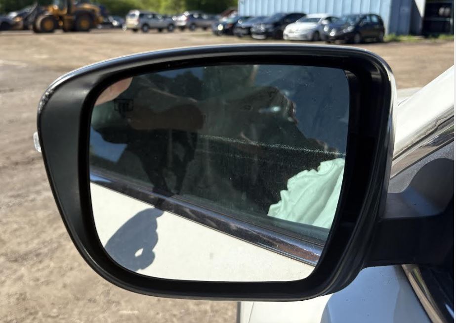 Rétroviseur extérieur gauche (côté conducteur) chauffant d'origine (sans caméra) d'occasion, compatible avec Nissan Rogue 2014-2020 (références : 963029TB3C et 963744BA0A).