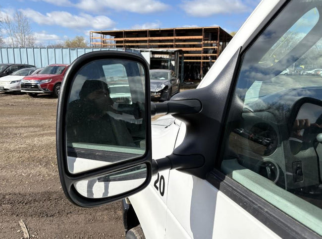 Rétroviseur extérieur gauche d'origine d'occasion, compatible avec les fourgonnettes Ford E150/E250 (2003-2014) et Ford E350 (2003-2022).