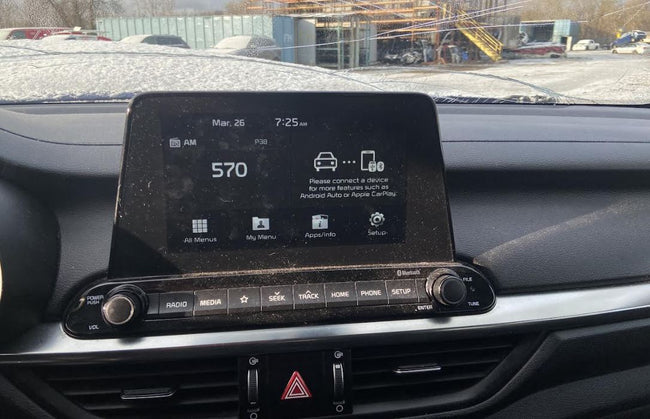 Équipement audio/vidéo d'origine d'occasion sans navigation, compatible avec Kia Forte 2019-2021, référence 96160M7060WK